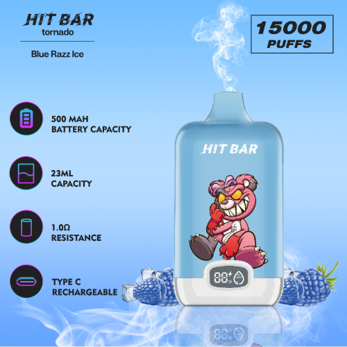 Hit Bar 15K Puff ONU MAX GD-401 Fruit Flavor Portable Stylish High-quality E-elctronic c igarette Vape E-liquid V aporizer Pod system Include Nicotine