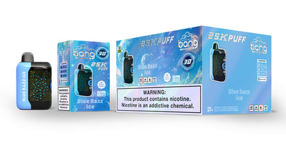 Bang Starry  25000 Puffs 25K Smart Full Screen Turn Ice Wholesale Disposable Vape Puff  Prefilled Pod