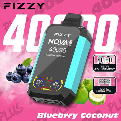 Fizzy Nova Plus 40000 40K Puffs Dual Mesh Coil Disposable Vape-Next-Level Premium Vaping
