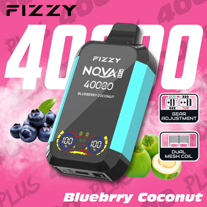 Fizzy Nova Plus 40000 40K Puffs Dual Mesh Coil Disposable Vape-Next-Level Premium Vaping