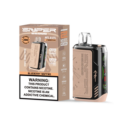 Vapmod Sniper 25000 Puffs Rechargeable Disposable Kit