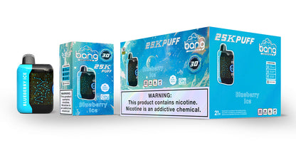 Bang Starry  25000 Puffs 25K Smart Full Screen Turn Ice Wholesale Disposable Vape Puff  Prefilled Pod