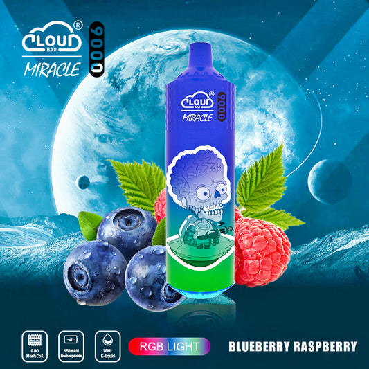 Cloud Multi Flavor 9000 Puffs  5% Rechargeable Cigarettes Vapor Electronic Vapes Pen 18ml for Cigarettes Lovers