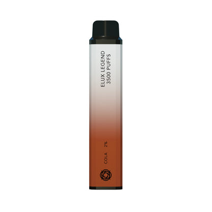 Elux Legend 3500 Puffs 0% Nicotine Disposable Vape Box Of 10