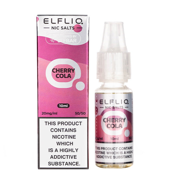 Cherry Cola Nic Salt E-Liquid by Elf Bar ELFLIQ  5mg, 10mg, and 20mg nicotine