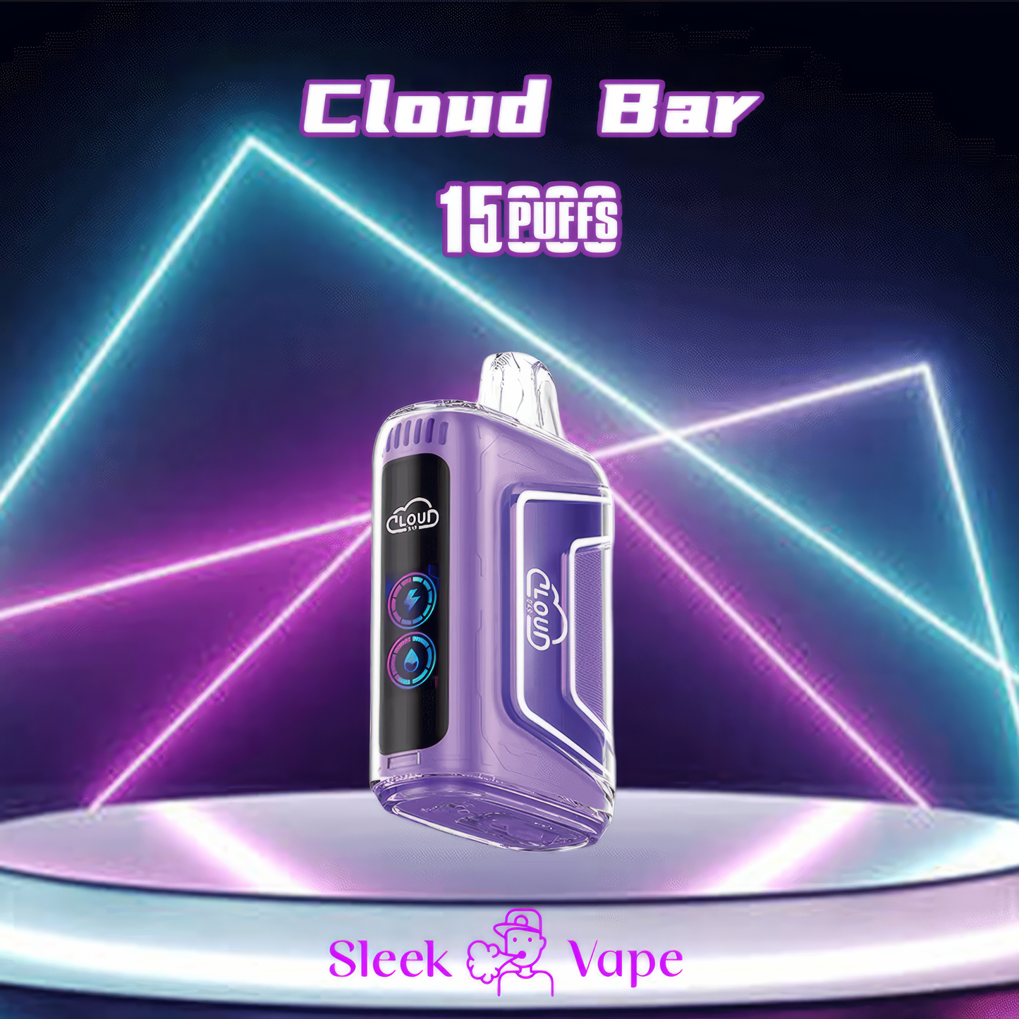 Cloud Bar 15000 Puffs 2% 3% 5% Nicotine Rechargeable Disposable Vapecloud-bar-15000