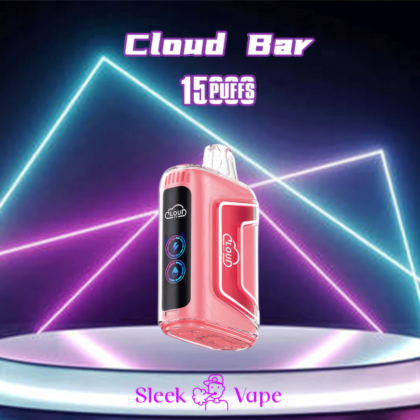 Cloud Bar 15000 Puffs 2% 3% 5% Nicotine Rechargeable Disposable Vapecloud-bar-15000
