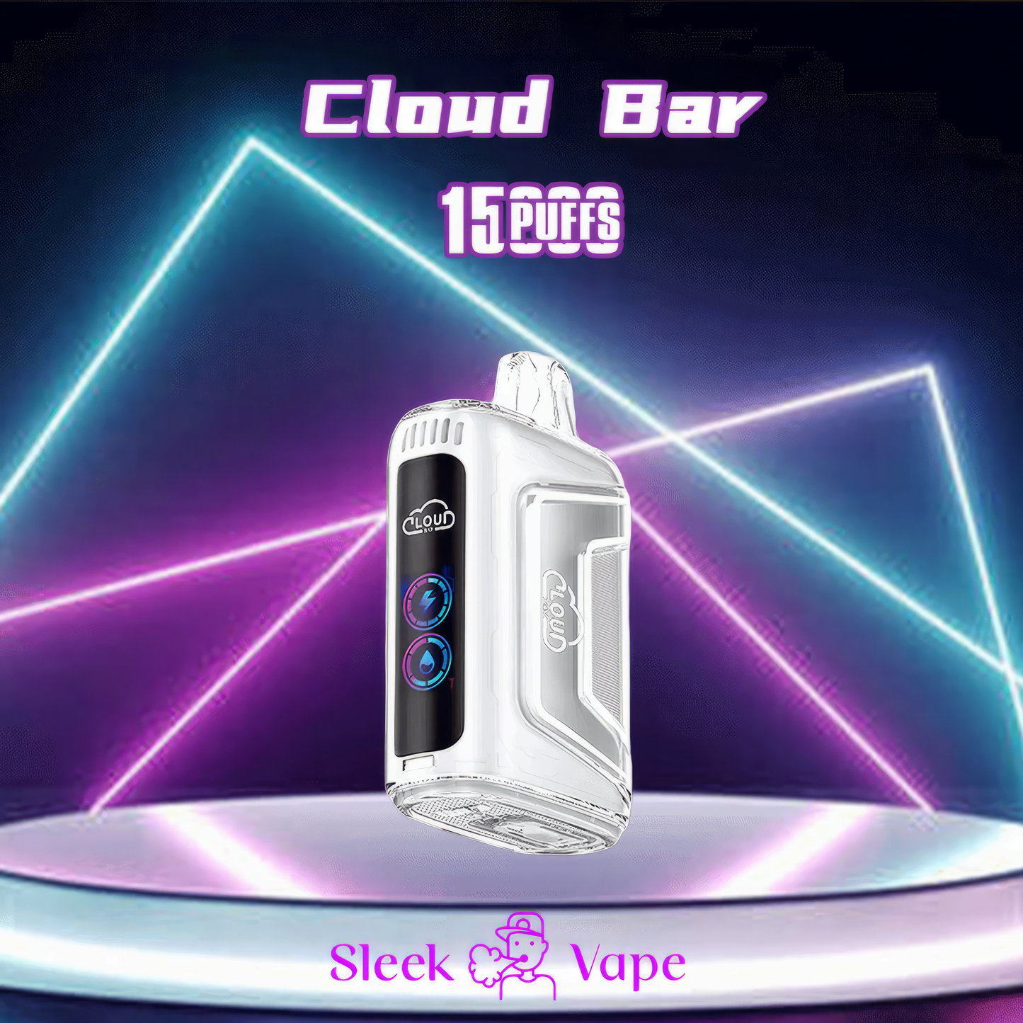 Cloud Bar 15000 Puffs 2% 3% 5% Nicotine Rechargeable Disposable Vapecloud-bar-15000