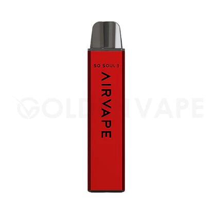10 Pieces So Soul AIRVAPE Bar 600 Puff Disposable Vape Nic Salt 20mg