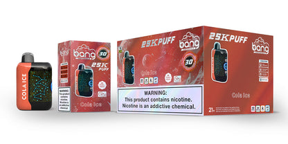 Bang Starry  25000 Puffs 25K Smart Full Screen Turn Ice Wholesale Disposable Vape Puff  Prefilled Pod