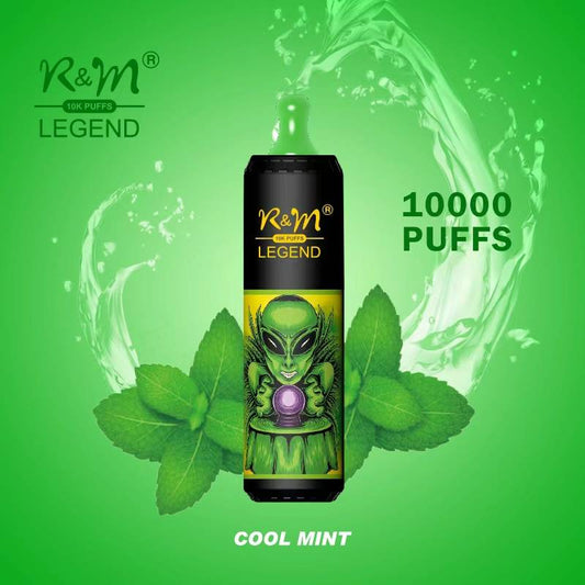 R&M 10000 puffs  10K  Fruit Flavor Portable Stylish High-quality E-lectronic c igarette Vape E-liquid V aporizer Pod system Include Nicotine