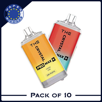 Crystal Pro Max+ 10000 Puffs ZERO NICOTINE Disposable Vape (Box of 10)