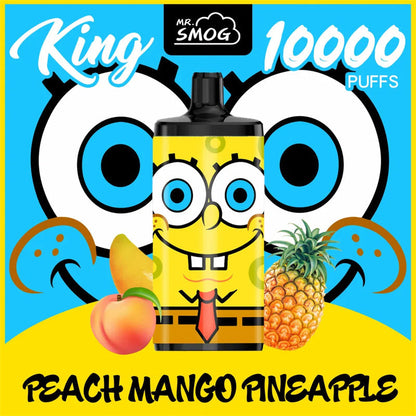 Vapsolo King 10000 Puffs - 20mL, 5% Nic Salt, 20 Flavors