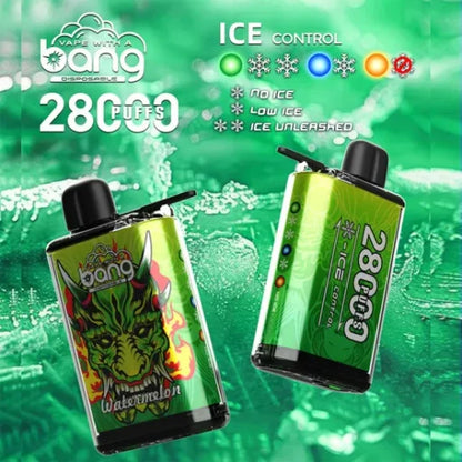 Bang 28000 Puffs Disposable Vape(0% to 5% Nicotine) - 30ml E-Liquid, 650mAh Battery 12 Flavors