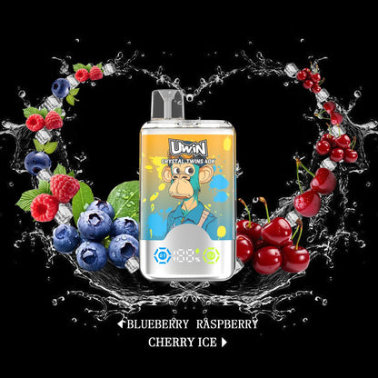 Uwin Crystal Twins 40000 Puffs Dual Flavors Disposable Vape –Ultimate Vaping Experience
