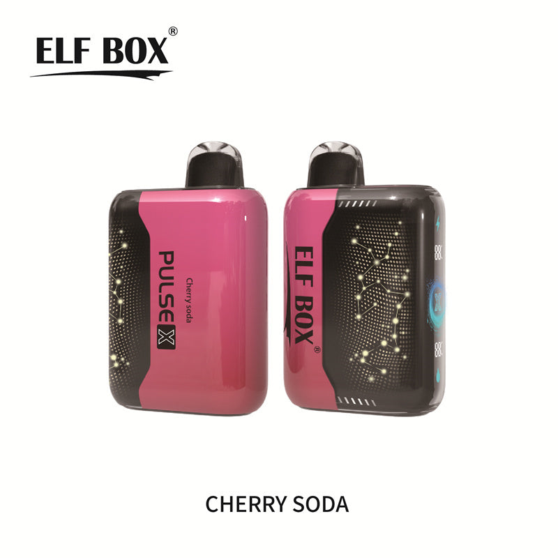 ELF BOX Pulse X 15000/25000 Puffs Disposable Vape – Dual Mesh Coil, LED Display, Rechargeable