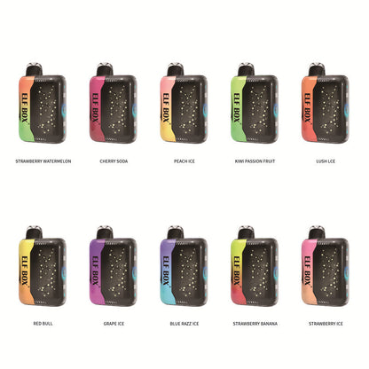 Elf Box 25000 Puffs 25k Puff Digital Screen Disposable Vapes Dual Mesh Coil Electronic Cigarette Vape