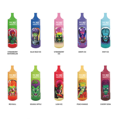 ELF BOX RGB 14000 Pro Disposable Vape – 14000 Puffs, Mesh Coil, 12 Flavors