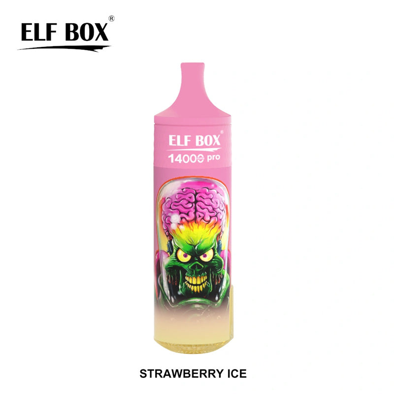 ELF BOX RGB 14000 Puff Disposable Vape 600mAh Battery Mesh coil 1.0ohm RGB-Light+Lanyard