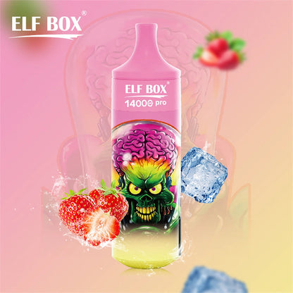 ELF BOX RGB 14000 Puff Disposable Vape 600mAh Battery Mesh coil 1.0ohm RGB-Light+Lanyard