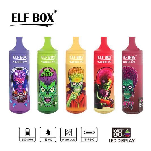 ELF BOX  pro 14000 PUFF Disposable Vape In Sales