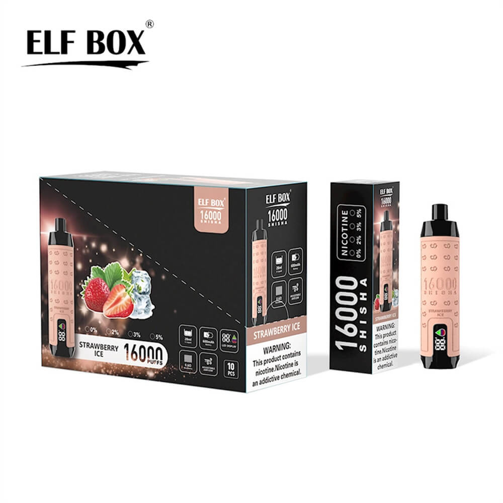 Elf Box Shisha 16000 PUFF Disposable Vape In Sales