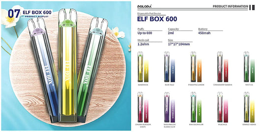 ELF BOX 600 Puffs 2% Nicotine Disposable Vape Pen