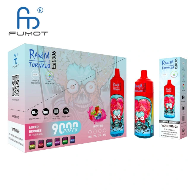 Fumot RandM Tornado 9000 Pro Disposable Vape Wholesale