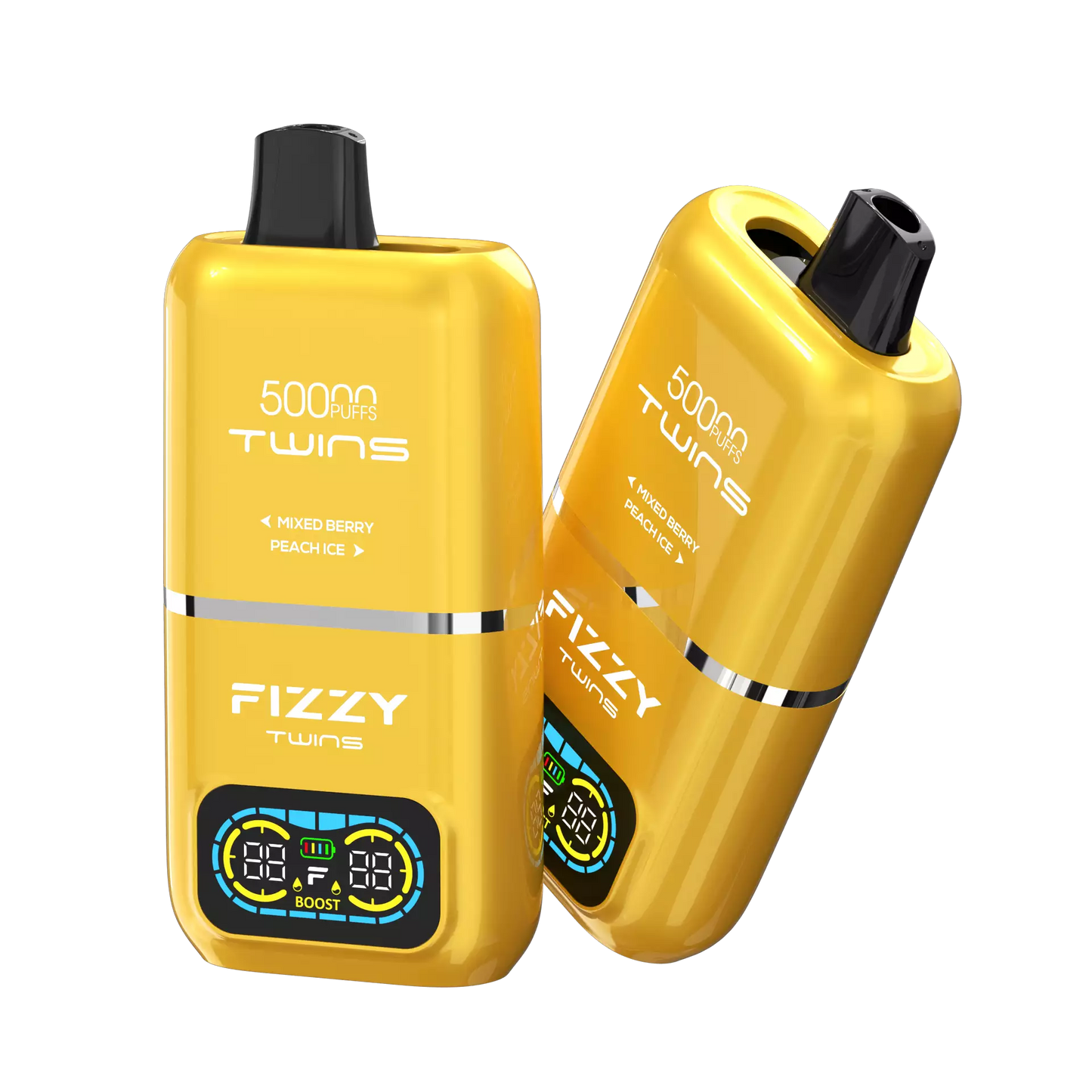 colors 2 disposable vape Fizzy Twins 50000 Puffs Dual Tank Double Flavor 12 Colors 2% 5% Low Ni – Naturevape Wholesale