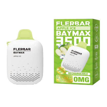 FLERBAR BAYMAX 3500 DISPOSABLE POD DEVICE 0MG nic with Best New flavours