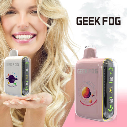 Geek Fog Pulse 10000 Puffs Regular 20000 Puffs LED Screen Wholesale Disposable Vape Pen Electronic Cigarette Dual Mesh Coil Rechargeable Battery 12 Flavors &nbsp