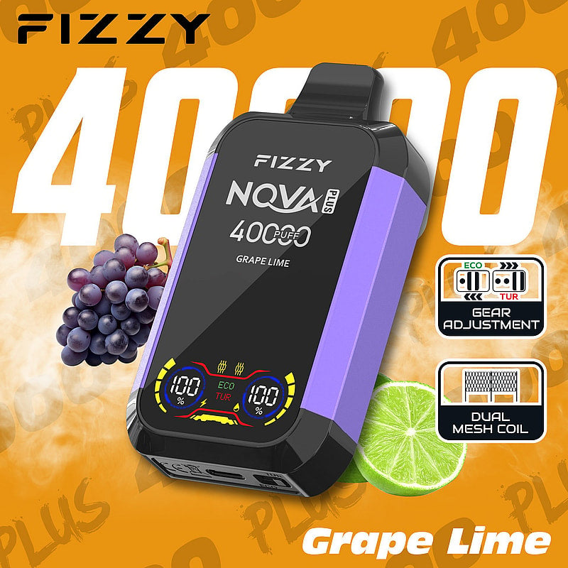 Fizzy Nova Plus 40000 40K Puffs Dual Mesh Coil Disposable Vape-Next-Level Premium Vaping