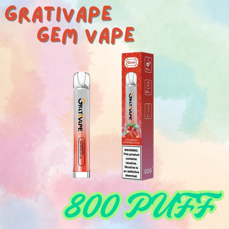 Grativape Gem Disposable 800 Puffs Bulk Vape