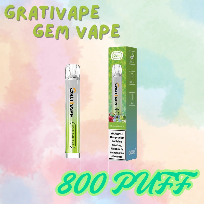 Grativape Gem Disposable 800 Puffs Bulk Vape
