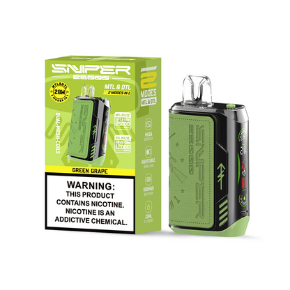 Vapmod Sniper 25000 Puffs Rechargeable Disposable Kit