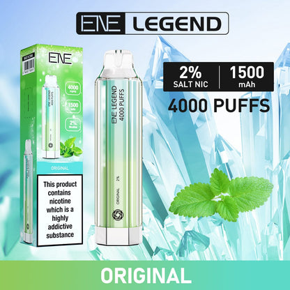Elux ENE Legend 4000 Puffs Disposable Vape Box of 10