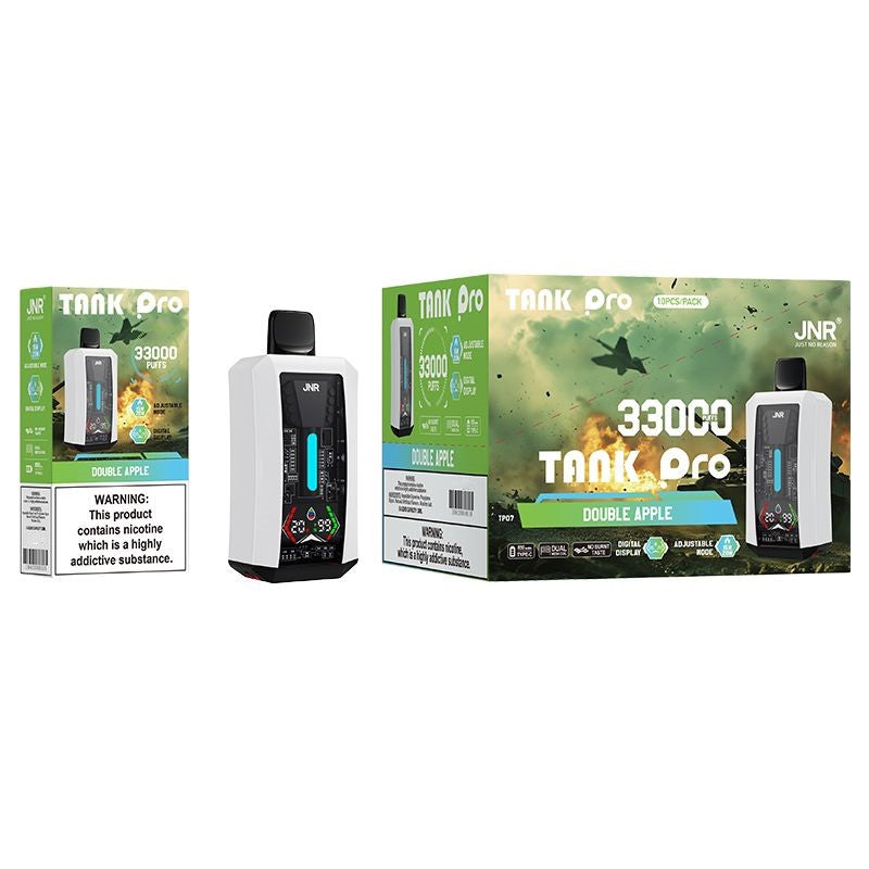 JNR Tank Pro 33000 Puffs Disposable Vape-850mAh Battery, 28ml E-liquid, Multiple Nicotine 15 Flavors