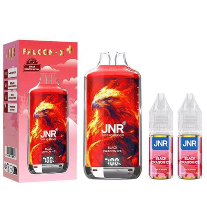 JNR Falcon X 28000 Puffs Vape- 10ml E-liquid, Multiple Nicotine 10 Flavors