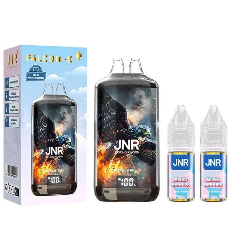 JNR Falcon X 28000 Puffs Vape- 10ml E-liquid, Multiple Nicotine 10 Flavors