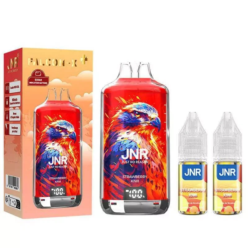 JNR Falcon X 28000 Puffs Vape- 10ml E-liquid, Multiple Nicotine 10 Flavors