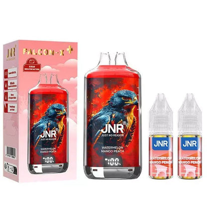JNR Falcon X 28000 Puffs Vape- 10ml E-liquid, Multiple Nicotine 10 Flavors