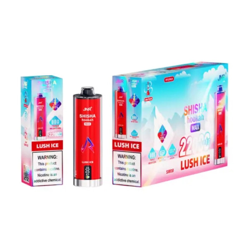 JNR Shisha Hookah Max 22000 Puffs Disposable Vape-29ml E-liquid, Multiple Nicotine 15 Flavors