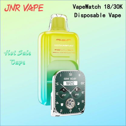 JNR VapeWatch 18/30K Disposable Best Price Good Sale-1000mAh Battery, 19ml E-liquid, Multiple Nicotine 10 Flavors