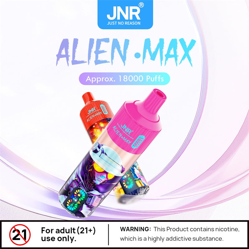 Jnr Alien Max 18000 Puff Tonardo Disposable Electronic Cigarette Vapes Vs Randm 9000