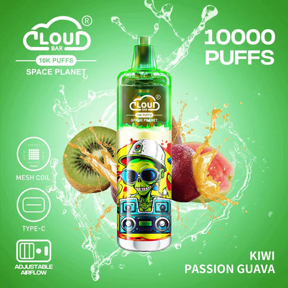 Cloud Multi Flavor 10000 Puffs  5% Rechargeable Cigarettes Vapor Electronic Vapes Pen 18ml for Cigarettes Lovers