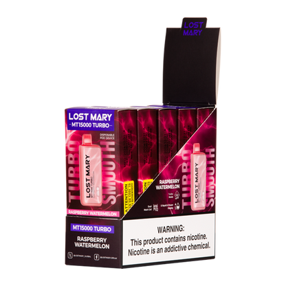 Raspberry Watermelon Lost Mary MT15000 Turbo