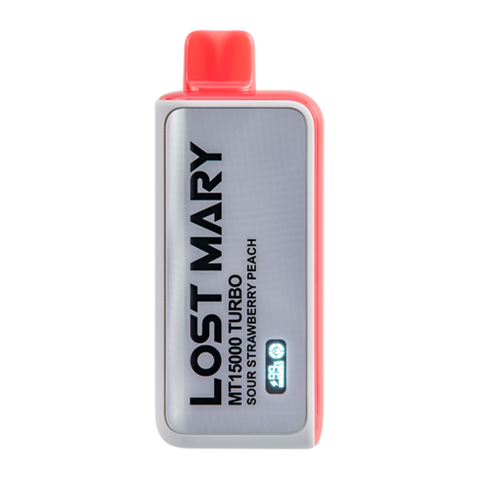 Lost Mary Sour Strawberry Peach Lost Mary MT15000 Turbo 15K 16ml 600mAh.