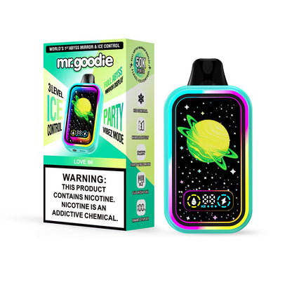 Mr.Goodie 50000 50K Puffs :Adjustable Ice Level Disposable Vape with Dual Mesh Coil