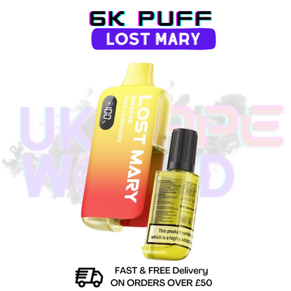 LOST MARY 6K Puff 6000 Refil Disposable Kit | Only £8