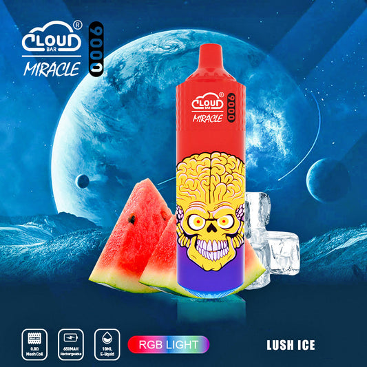 Cloud Multi Flavor 9000 Puffs  5% Rechargeable Cigarettes Vapor Electronic Vapes Pen 18ml for Cigarettes Lovers